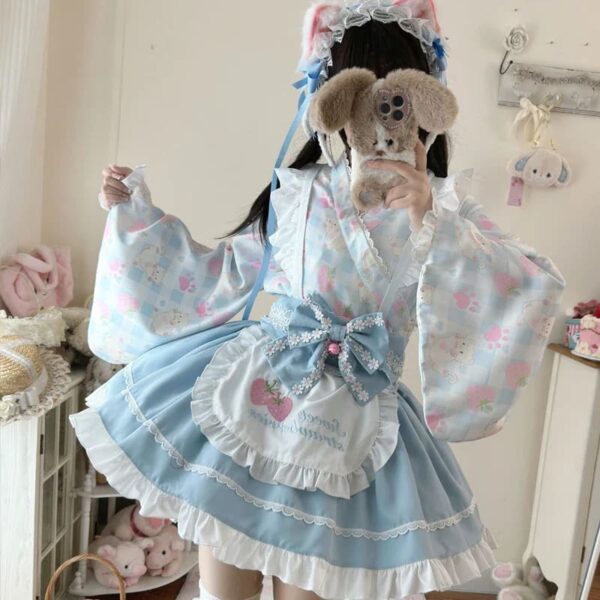Sweet Strawberry Kimono – best kawaii gift for birthday