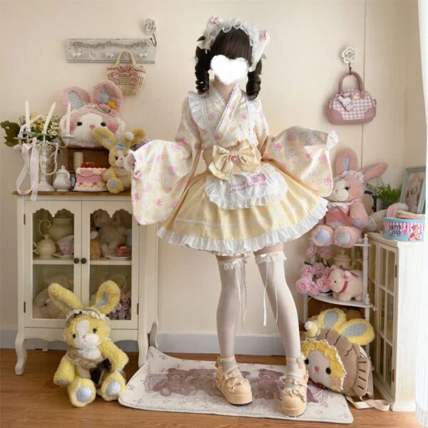 Sweet Strawberry Kimono – kawaii room decor and gift