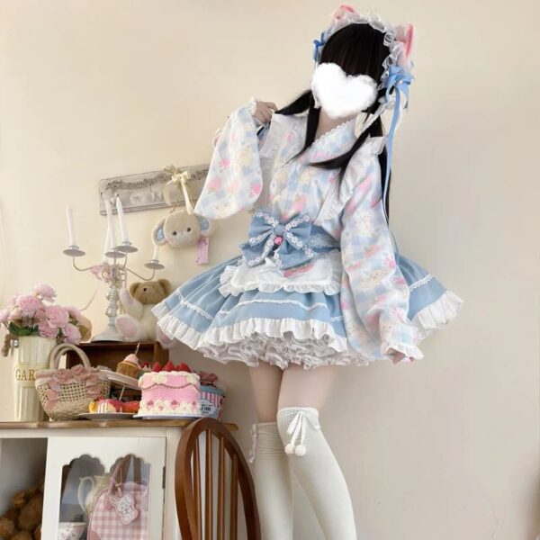 Sweet Strawberry Kimono – buy kawaii dress online – kawaii gift