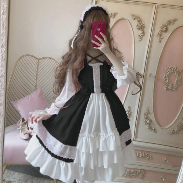 Elegant Victorian Maid Dress – cute kawaii dress gift for girlfriend