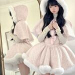 Snow Dumpling Tweed Outfit Set