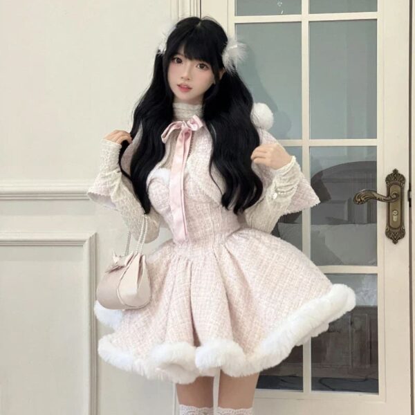 Snow Dumpling Tweed Outfit Set Snow Dumpling Tweed Outfit Set – best kawaii gift for birthday