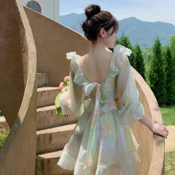 Tie-Dye Fairy Ruffled Dress Tie-Dye Fairy Ruffled Dress – best kawaii gift for birthday