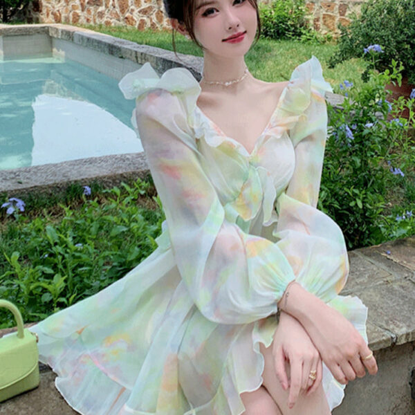 Tie-Dye Fairy Ruffled Dress Tie-Dye Fairy Ruffled Dress – soft kawaii plushie gift idea