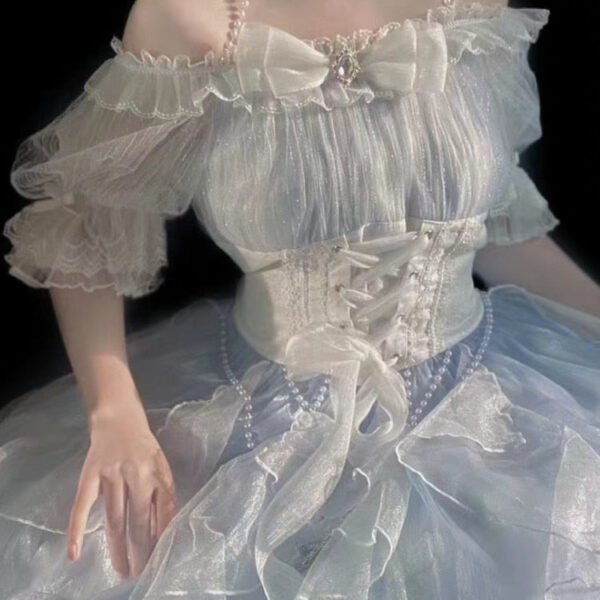 Light Blue Fairy Princess Dress Light Blue Fairy Princess Dress – best kawaii gift for birthday