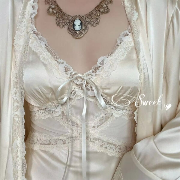 The Maiden Night Dress & Robe The Maiden Night Dress & Robe – best kawaii gift for birthday