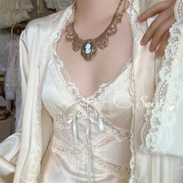 The Maiden Night Dress & Robe The Maiden Night Dress & Robe – buy kawaii dress online – kawaii gift