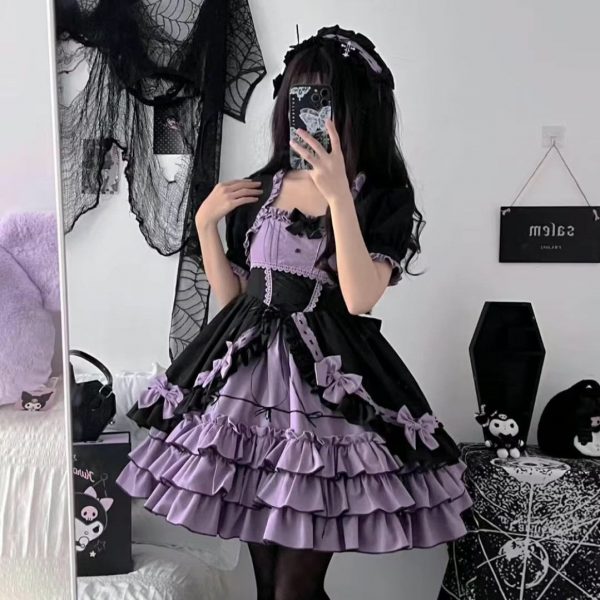 Pastel Goth Maiden Dress – buy kawaii dress online – kawaii gift