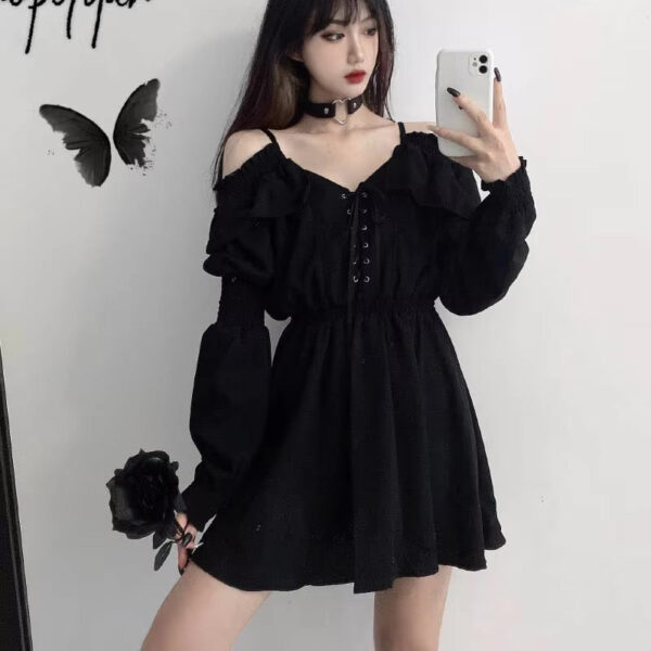 Slouchy Goth Dress Slouchy Goth Dress – buy kawaii dress online – kawaii gift