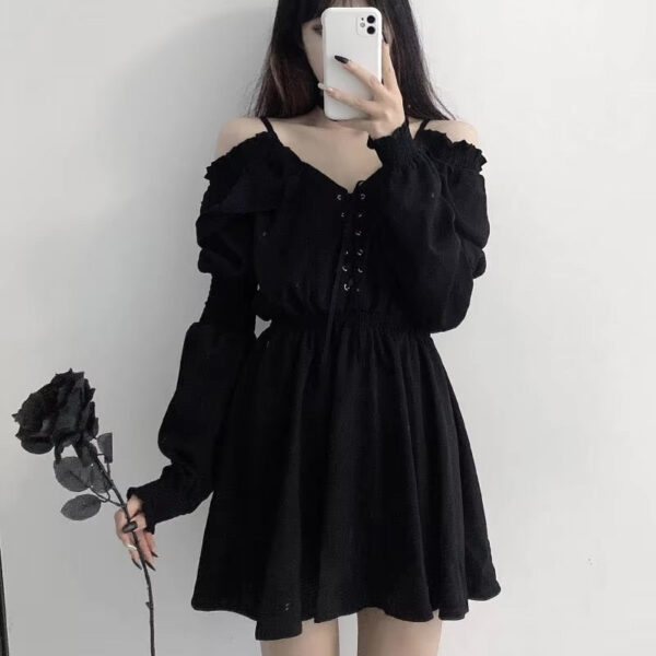 Slouchy Goth Dress Slouchy Goth Dress – kawaii aesthetic gift for adults