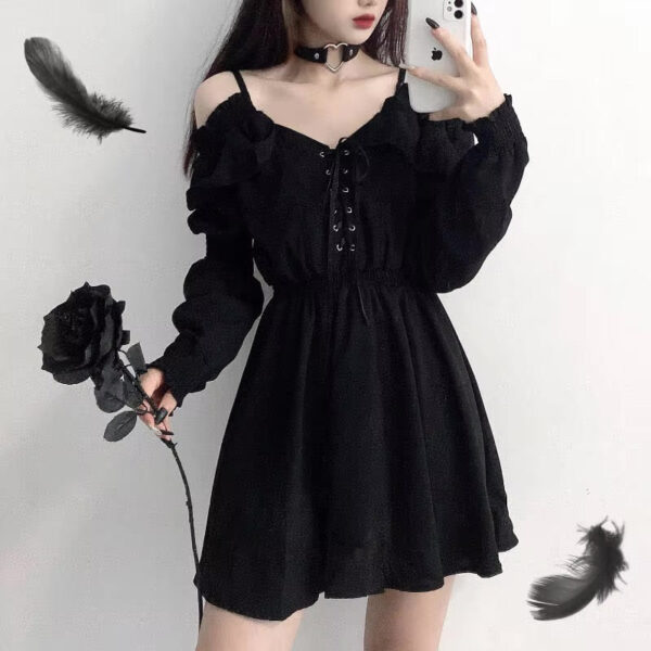 Slouchy Goth Dress – buy kawaii dress online – kawaii gift