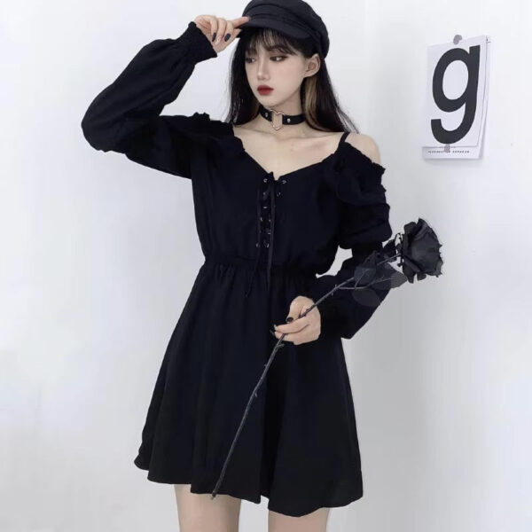 Slouchy Goth Dress Slouchy Goth Dress – cute kawaii dress gift for girlfriend
