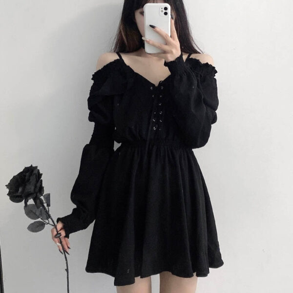 Slouchy Goth Dress Slouchy Goth Dress – cute kawaii dress gift for girlfriend