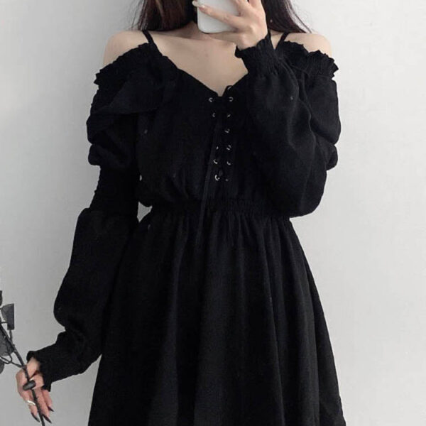 Slouchy Goth Dress Slouchy Goth Dress – kawaii gift for best friend