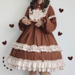 Sweet Brown Academia Dress