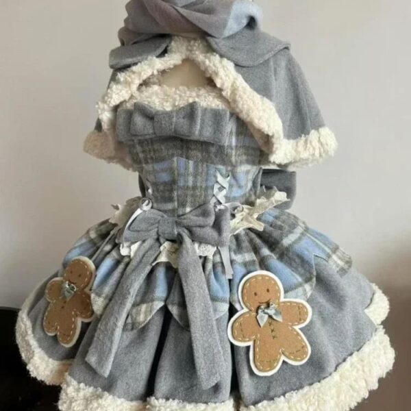 Tartan Gingerbread Dress Tartan Gingerbread Dress – cute kawaii dress gift for girlfriend