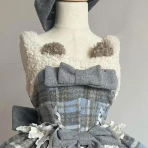 Tartan Gingerbread Dress Tartan Gingerbread Dress – kawaii gift for best friend