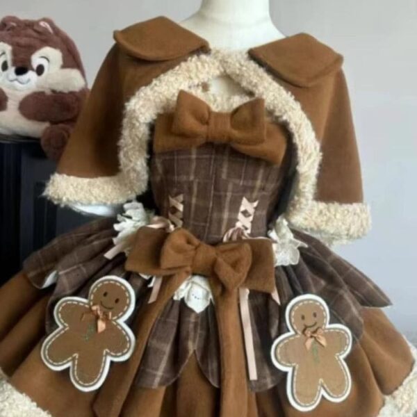 Tartan Gingerbread Dress Tartan Gingerbread Dress – best kawaii gift for birthday