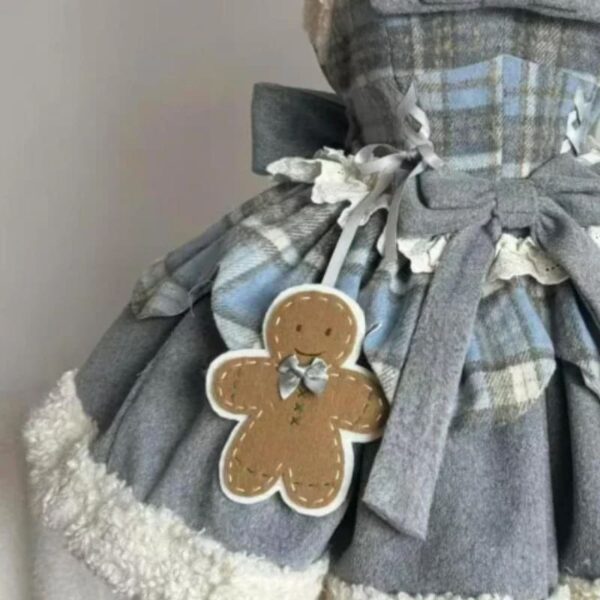 Tartan Gingerbread Dress Tartan Gingerbread Dress – soft kawaii plushie gift idea