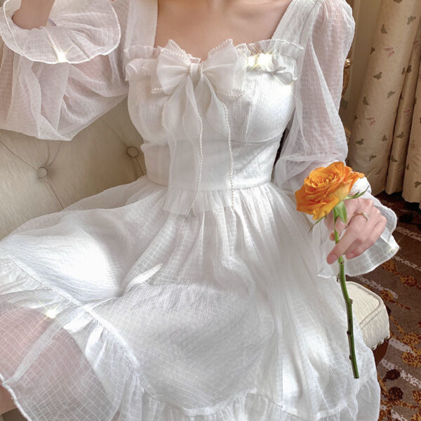 White Lace Princess Dress – best kawaii gift for birthday
