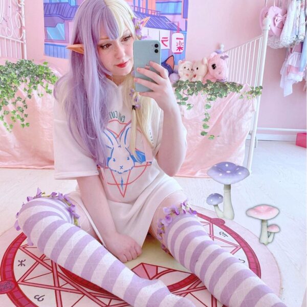 Split Lavender Cosplay Wig Split Lavender Cosplay Wig – kawaii aesthetic gift for adults