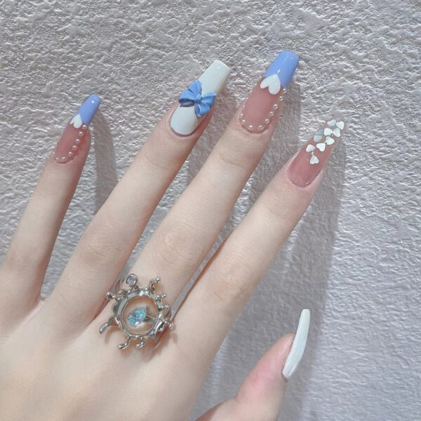 3D Pretty Princess Press On Nails – soft kawaii plushie gift idea