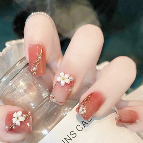 3D Pretty Princess Press On Nails – cute kawaii makeup gift for girlfriend