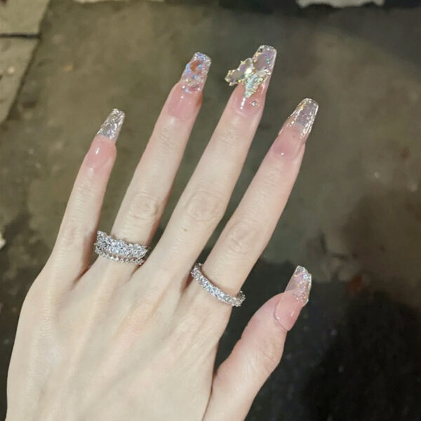 3D Pretty Princess Press On Nails – kawaii aesthetic gift for adults