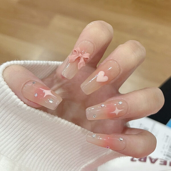 3D Pretty Princess Press On Nails – buy kawaii makeup online – kawaii gift