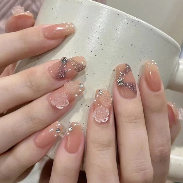 3D Pretty Princess Press On Nails – kawaii room decor and gift