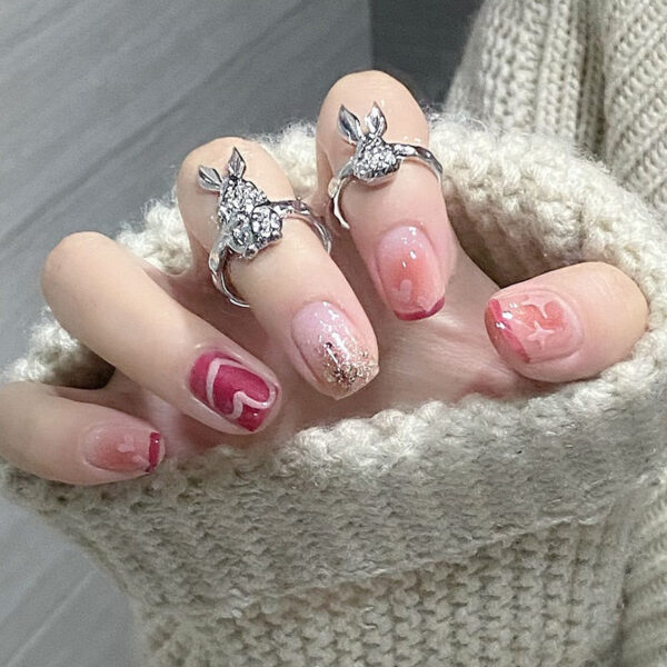 3D Pretty Princess Press On Nails – best kawaii gift for birthday