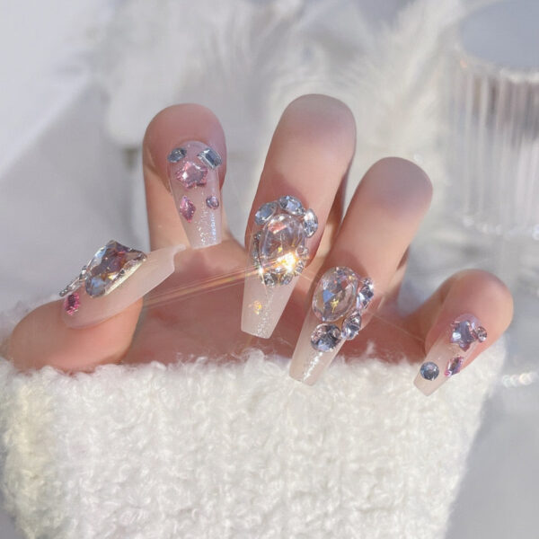3D Pretty Princess Press On Nails – cute kawaii makeup gift for girlfriend