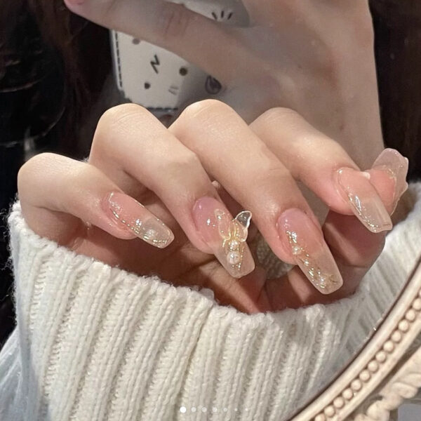 3D Pretty Princess Press On Nails – kawaii aesthetic gift for adults