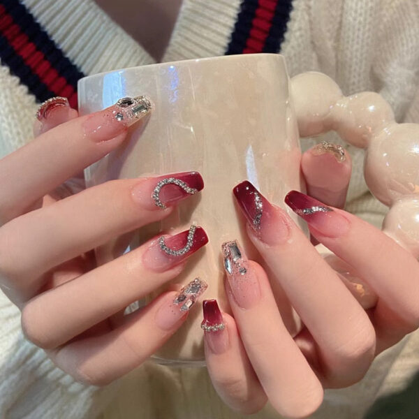 3D Pretty Princess Press On Nails – best kawaii gift for birthday
