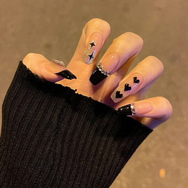 3D Pretty Princess Press On Nails – cute kawaii makeup gift for girlfriend