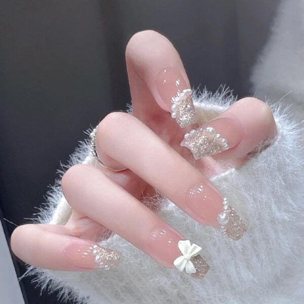 3D Pretty Princess Press On Nails – buy kawaii makeup online – kawaii gift