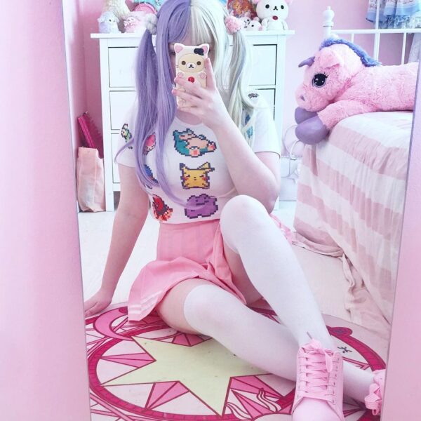 Split Lavender Cosplay Wig Split Lavender Cosplay Wig – cute kawaii wigs gift for girlfriend