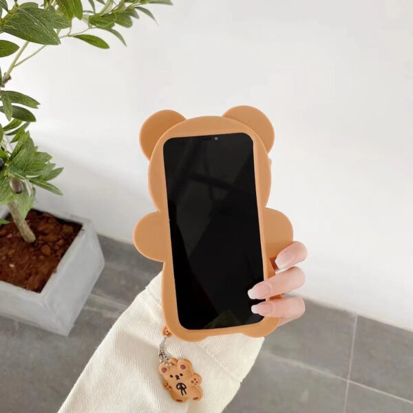 Bear Cookie iPhone Case Bear Cookie iPhone Case – soft kawaii plushie gift idea