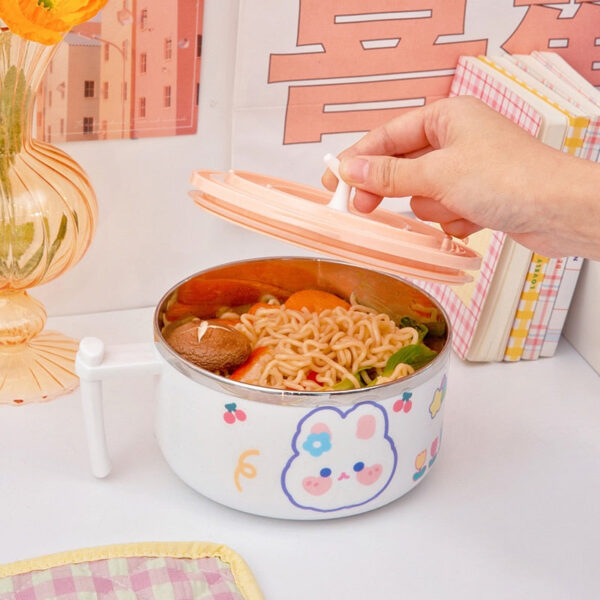 Ramen Bowl With Lid – soft kawaii plushie gift idea