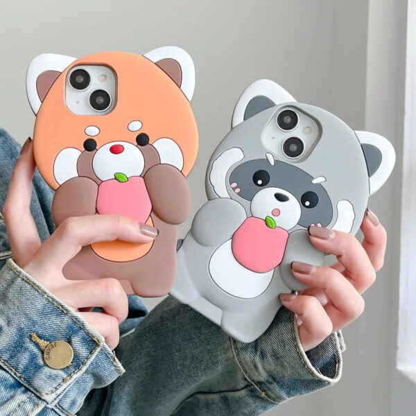 Red Panda & Raccoon iPhone Cases – buy kawaii phone cases online – kawaii gift