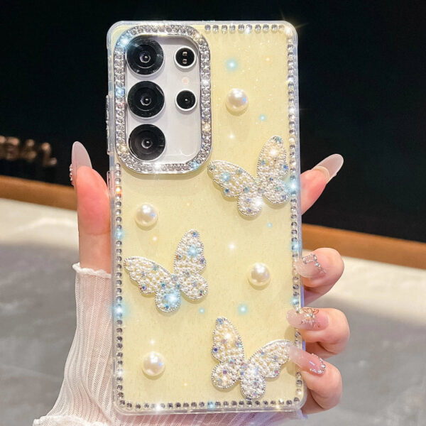 Coquette Pearls & Butterflies Samsung Phone Case Coquette Pearls & Butterflies Samsung Phone Case – kawaii room decor and gift