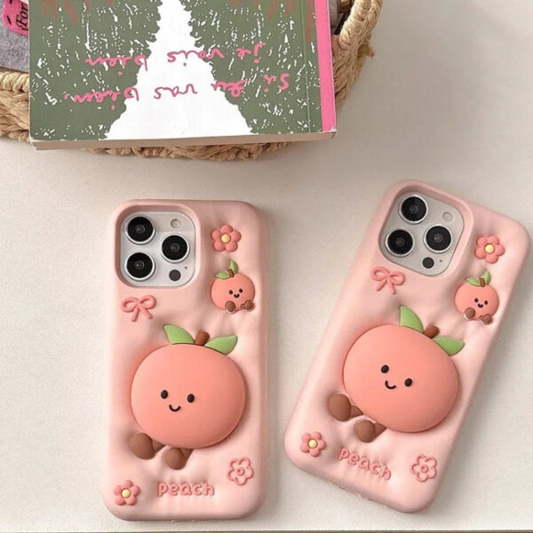 Kawaii Peach iPhone Case Kawaii Peach iPhone Case – cute kawaii phone cases gift for girlfriend