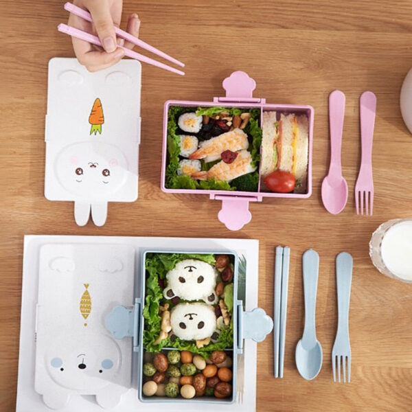 Bunny and Bear Bento Boxes Bunny and Bear Bento Boxes – kawaii gift for best friend