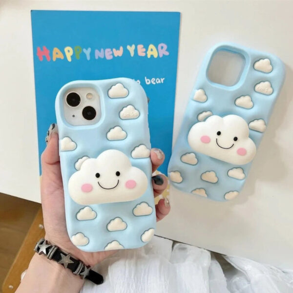 Kawaii Cloud iPhone Case Kawaii Cloud iPhone Case – soft kawaii plushie gift idea