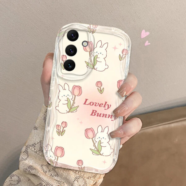 Tulip Bunny Samsung Phone Case – kawaii gift for best friend