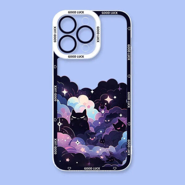 Kawaii Cats Amungst Stars Samsung Phone Case – best kawaii gift for birthday