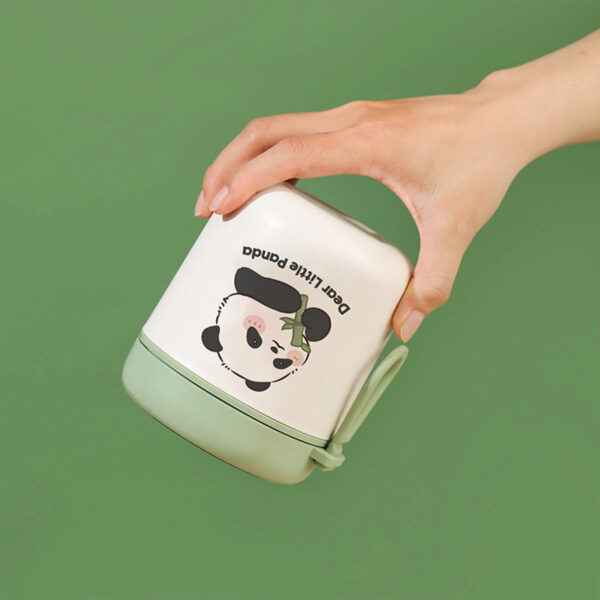 Round Panda Bento Box Round Panda Bento Box – soft kawaii plushie gift idea