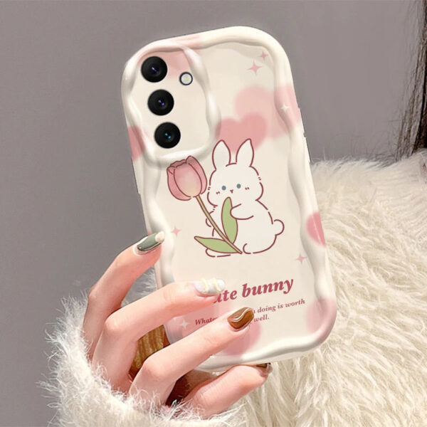 Tulip Bunny Samsung Phone Case – best kawaii gift for birthday