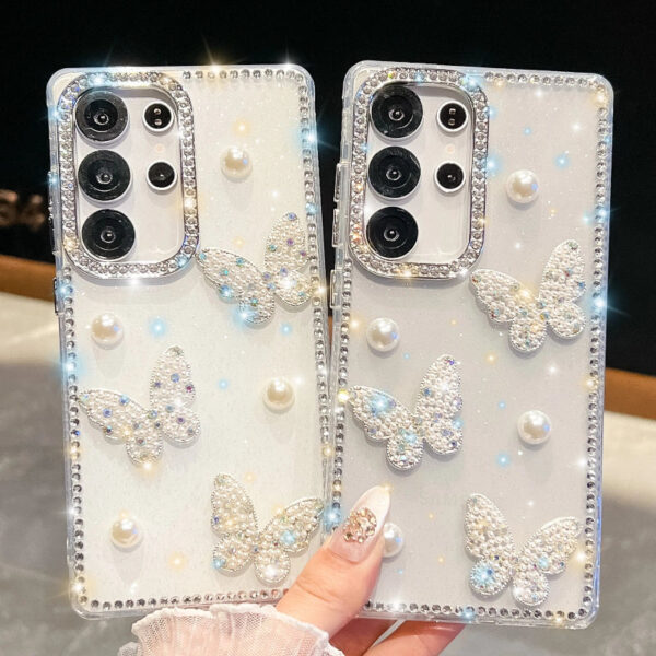 Coquette Pearls & Butterflies Samsung Phone Case Coquette Pearls & Butterflies Samsung Phone Case – cute kawaii phone cases gift for girlfriend