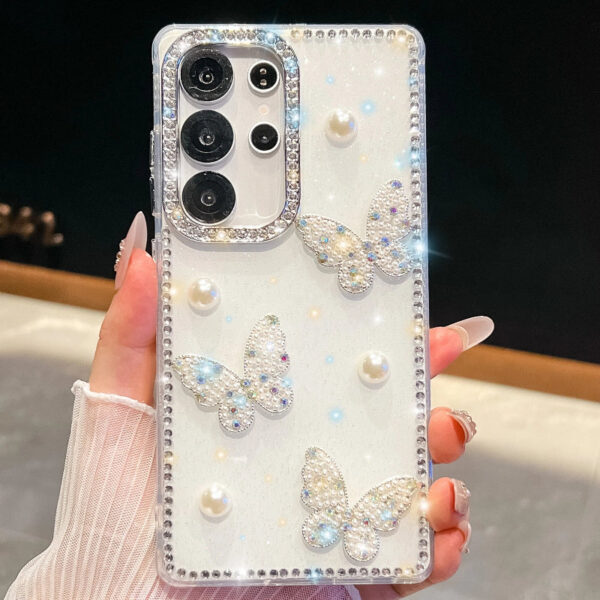 Coquette Pearls & Butterflies Samsung Phone Case Coquette Pearls & Butterflies Samsung Phone Case – kawaii gift idea for her